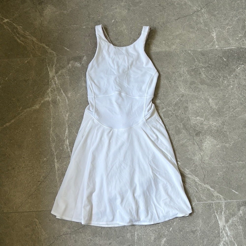 White lululemon tennis dress